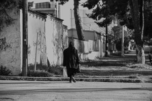 Covid-19 Pandemic Quarantine time in Chalkida on the island Euboea