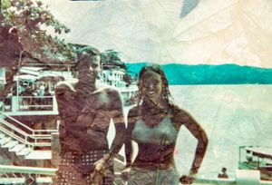 Muma and Dad on their honeymoon in Jamaica, 1962