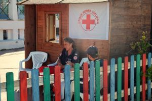 Red Cross headquarters at Via T. Morgera, Casamicciola Terme (near the harbour)