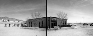 Rifle training class, West Wendover, NV (diptych)