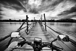On the Road over a bridge