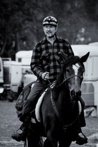 Mark & Calypso on site before the ride.
