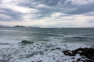 All over the ocean