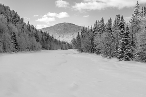 Rivière de neige.