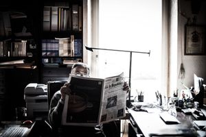 For an elderly person is sometimes difficult to break the pace of everyday life. © Riccardo Budini / UnFrame