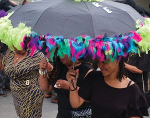 Second Line Procession at Funeral