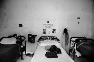 Ponte Galeria, Rome. Male room.