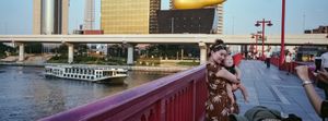 Tokyo heatwave. Asakusa tourists