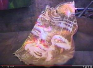 "Duct Tape Works," a video by Lewis Koch and Marshall Weber, freeze-frame,