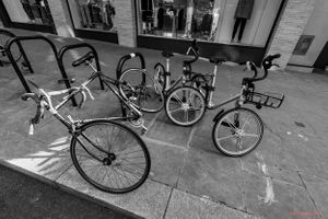Bicycles parked in Soho, London | 03