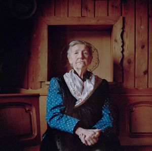 Luise Mellert, Black Forest, 2017. From the series: The last women in their traditional peasant garbs