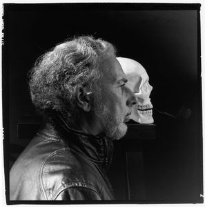 Self Portrait with Skull