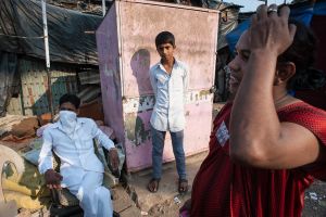 Puja, like most of the hijra sex workers, charges 100 IRP ($1.60) for 15 minutes.   She says she has between 6 and 10 clients a day.  © Alison McCauley