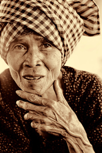 Face and hand