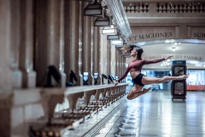 Gabriela in Grand Central Terminal