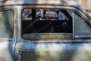 Looking through the window back in time.