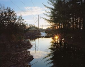 Power Lines, Reflecting Sun, 2011