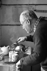 Making coffee