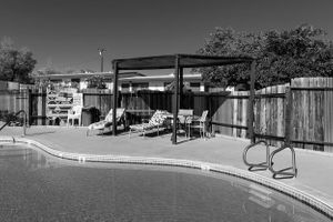 Harmony motel swimming pool | Joshua Tree National Park, California.