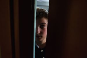 Watching and observing. Something that Andrei does often in his new environment. © Fabio Moscatelli