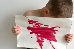 Emmet's painting © Joy Christiansen Erb