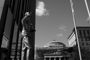Statue with Cloud