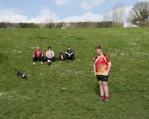 Tom Ellis and family,  Exeter Saracens Rugby Club