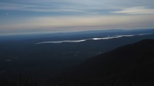 Steve Gentile - Ashokan Reservoir from Overlook Mountain Woodstock (panoramic)