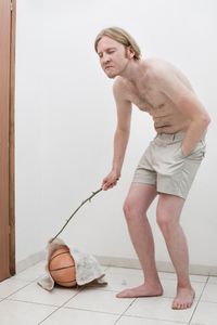 Man and ball