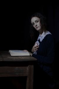 Woman whit book