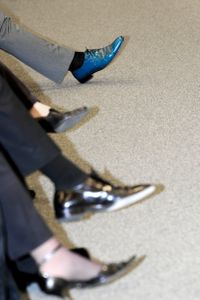 Blue shoe