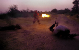 Gunfire during smuggler's arrest