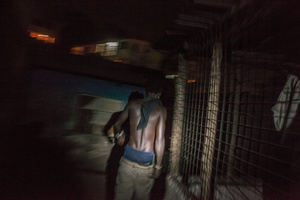 The situation at night