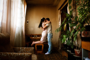 A young Tajik-Armenian couple.