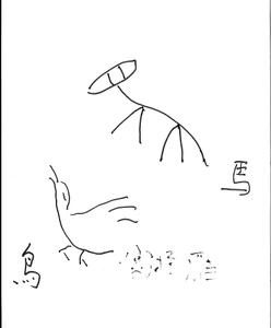 fig.19 Lesson of Chinese language by L.S
