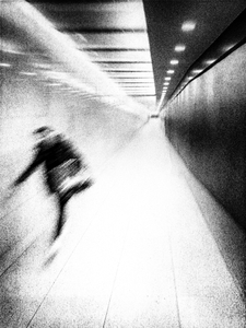 Abstract street photography Berlin -Rush