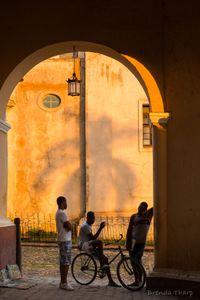 Killing Time under the Arch, Trinidad.