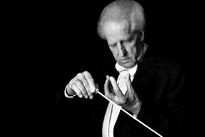 Conductor Benjamin Zander Portrait Session