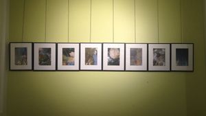 8 individual photos Left to right - 'Spring 1" "Spring 2" "Summer 1" "Summer 2" "Autumn 1" "Autumn 2" "Winter 1" "Winter 2"