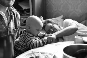 Grandmothers hand