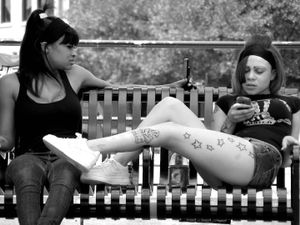 "Unknown Girls" Downtown Dallas, Texas, 2011