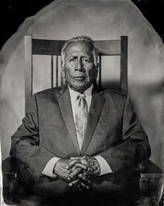 Talking Tintype, Enoch Kelly Haney, citizen of Seminole Nation of Oklahoma, Artist, former State Senator, and Principal Chief of Seminole Nation (2016), CIPX, Photo/Synthesis.
