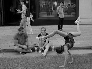 future Olympic athlete and her parents