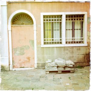 PINK DOOR WITH STONES, VENICE