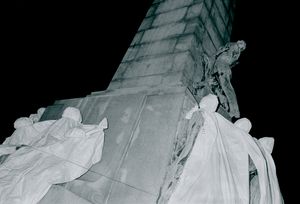 Cloaked Statue