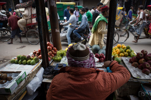 At the market