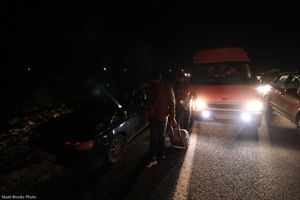 16 mile walk to the Polish border