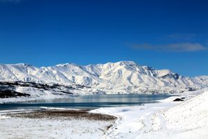 Iran.Taleghan lake