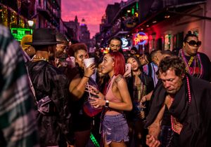 Partying on Bourbon Street 2020