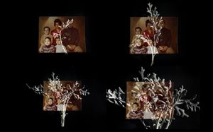 family portrait (my husband and the kids)